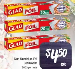 Farmer Jack's Glad aluminium foil offer