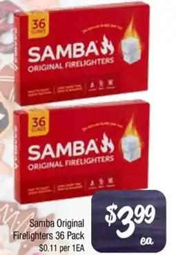 Farmer Jack's Samba original firelighters offer