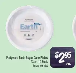 Farmer Jack's Partyware earth sugar cane plates offer