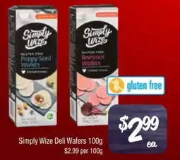Farmer Jack's Simply Wize Deli Wafers offer