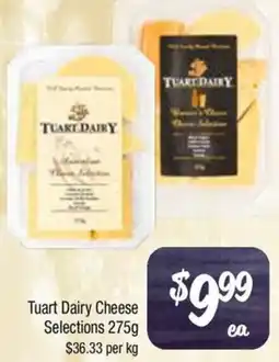Farmer Jack's Tuart dairy cheese selections offer