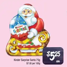 Farmer Jack's Kinder Surprise Santa offer