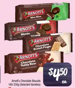 Farmer Jack's Arnott's chocolate biscuits offer