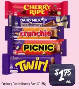 Farmer Jack's Cadbury confectionery bars offer