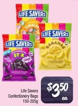Farmer Jack's Life savers confectionery bags offer