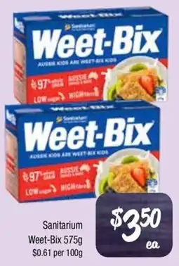 Farmer Jack's Sanitarium Weet-Bix offer