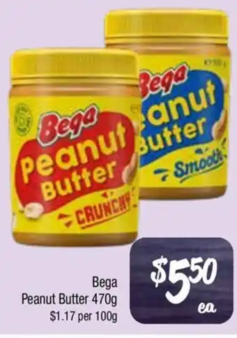 Farmer Jack's Bega Peanut Butter offer