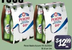 Farmer Jack's Peroni nastro azzurro offer