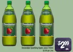 Farmer Jack's Devondale sparkling apple juice offer