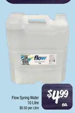 Farmer Jack's Flow Spring Water offer
