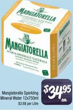 Farmer Jack's Mangiatorella Sparkling Mineral Water offer