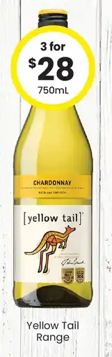 The Bottle O Yellow Tail Range offer