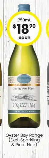 The Bottle O Oyster bay range offer