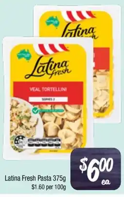 Farmer Jack's Latina Fresh Pasta offer