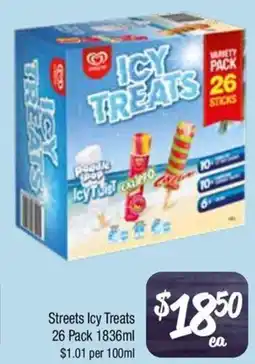 Farmer Jack's Streets Icy Treats offer