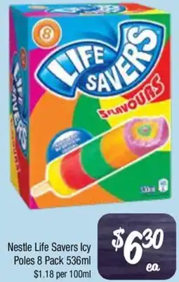 Farmer Jack's Nestle life savers icy poles offer