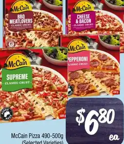 Farmer Jack's McCain Pizza 490-500g offer