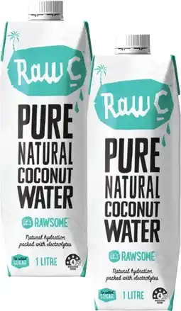 Coles Raw C Coconut Water offer