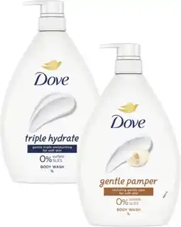Coles Dove Body Wash offer