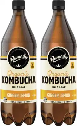 Coles Remedy Kombucha offer