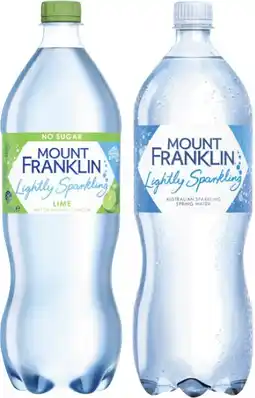Coles Mt Franklin Lightly Sparkling Water offer