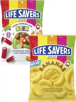 Coles Life Savers Lollies-200g offer