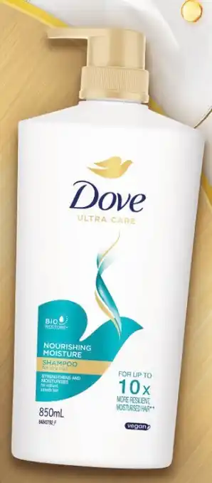 Coles Dove Shampoo or Conditioner 850mL offer