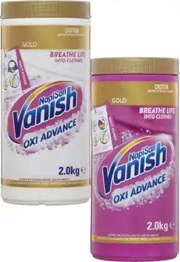 Coles Vanish NapiSan Oxi Action Gold Stain Remover Powder offer