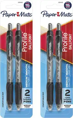 Coles Papermate Profile Black Pen offer