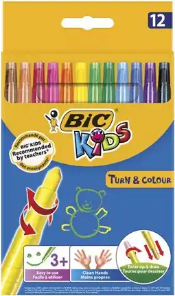 Coles Bic Kids Turn & Colour Crayons offer