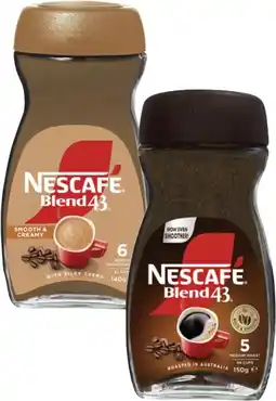 Coles Nescafé Blend 43-150g offer