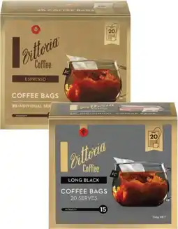 Coles Vittoria Coffee Bags offer