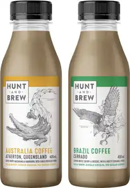 Coles Hunt & Brew Iced Coffee offer