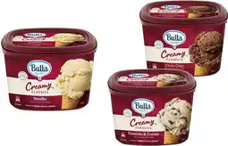 Coles Bulla Creamy Classic Ice Cream Tub offer