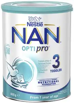 Coles Nestlé NAN Optipro Stage 3 Toddler Milk Drink offer
