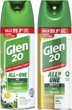 Coles Glen 20 Disinfectant Spray offer