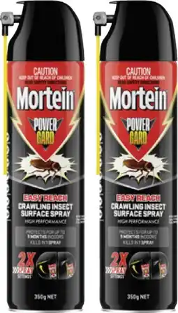 Coles Mortein Powergard Easy Reach Crawling Insect Surface Spray offer