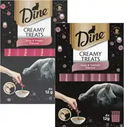 Coles Dine Creamy Treats Cat Food offer