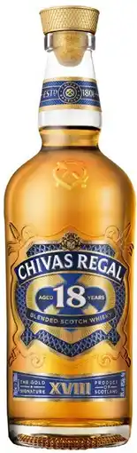 Coles Chivas Regal 18YO Scotch Whisky offer