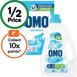 Woolworths OMO Laundry Liquid 2 Litre or Powder 2kg offer