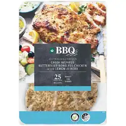 Woolworths Woolworths BBQ Boneless Butterflied RSPCA Approved Chicken with Lemon & Herbs offer