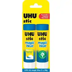 Woolworths UHU Blue Stic Glue Stick offer