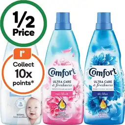 Woolworths Comfort Ultra Care or Pure Fabric Conditioner 900ml offer