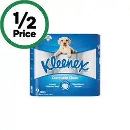 Woolworths Kleenex Complete Clean Toilet Paper offer