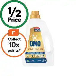 Woolworths OMO Ultimate Laundry Liquid 2 Litre or Powder 2 kg offer