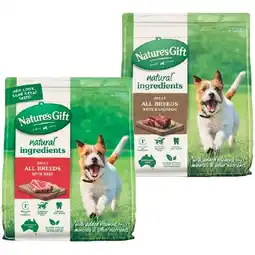 Woolworths Nature’s Gift Dry Dog Food offer