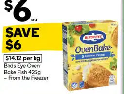 Woolworths Birds eye oven bake- fish offer