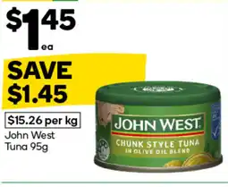 Woolworths John west tuna offer