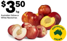 Woolworths Australian yellow or white nectarines offer