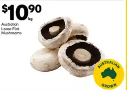 Woolworths Australian loose flat mushrooms offer